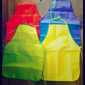 4 NWOT Kid Aprons